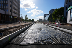 Trambuspas-w-al.-Pilsudskiego-przygotowane-zbrojenie-kompozytowe-14.07.2022-r.